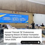 Inovasi PENCAK TB Puskesmas Ngegong Masuk Nominasi 30 Besar Kompetisi Inovasi Pelayanan Publik Kota Madiun Tahun 2025